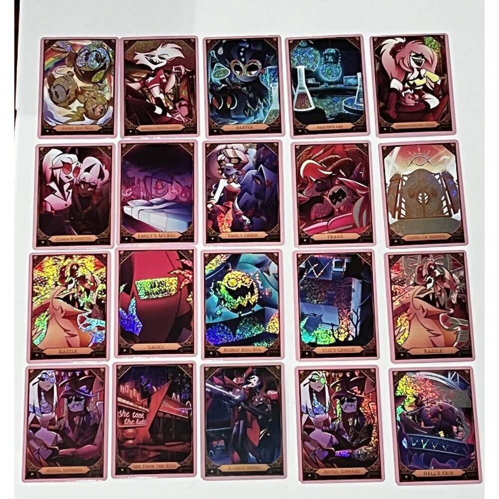 Hazbin Hotel S2 2nd Edition Pink Foil Card - Lot of 20 Common - Vox Baxter MINT